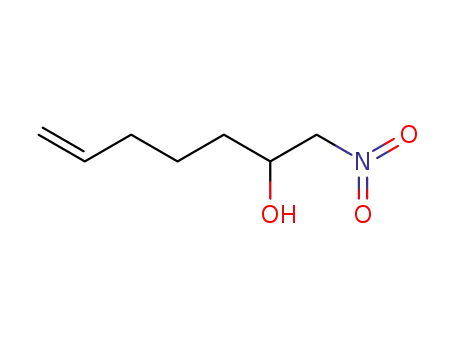 Molecular Structure of 121948-45-6 ((±)-1-nitrohept-6-en-2-ol)