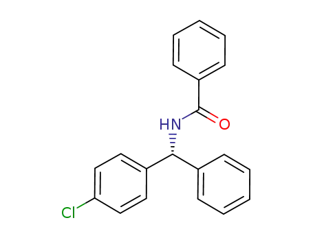 Molecular Structure of 1174154-53-0 ((R)-N-((4-chlorophenyl)(phenyl)methyl)benzamide)