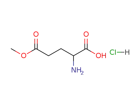 Molecular Structure of 118710-00-2 (DL-glutamic acid-γ-methyl ester hydrochloride)