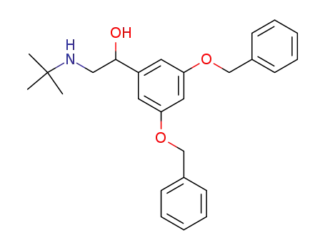 Molecular Structure of 28924-25-6 (3,5-Dibenzyloxy terbutalline)