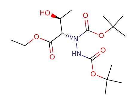 (2S,3S)-ethyl 2-<N,N'-bis(tert-butyloxycarbonyl)hydrazino>-3-hydroxybutanoate