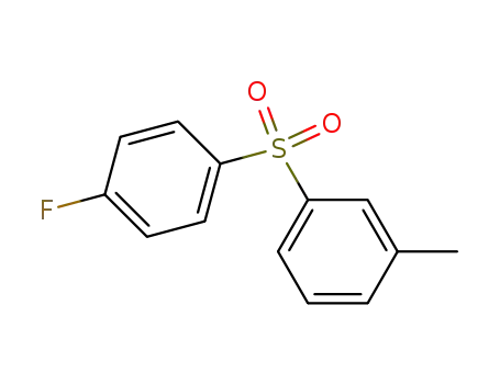 Molecular Structure of 87787-49-3 (m-[(p-fluorophenyl)sulphonyl]toluene)