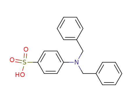 Benzenesulfonic acid, 4-[bis(phenylmethyl)amino]-