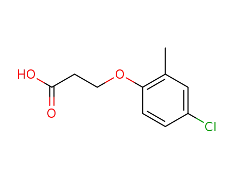 Molecular Structure of 2307-66-6 (3-(4-chloro-2-methylphenoxy)propionic acid)