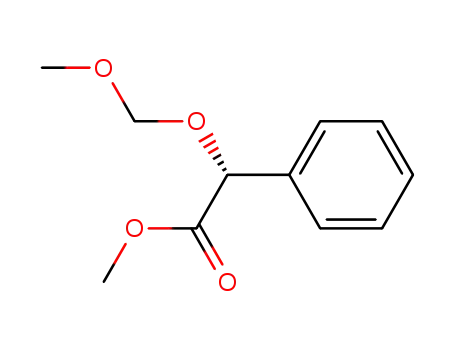 Molecular Structure of 211614-43-6 (methyl (R)-(methoxymethoxy)(phenyl)ethanoate)
