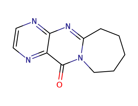 Molecular Structure of 36120-38-4 (7,8,9,10-tetrahydroazepino[2,1-b]pteridin-12(6H)-one)