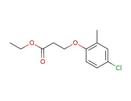 Molecular Structure of 56761-29-6 (3-(4-chloro-2-methyl-phenoxy)-propionic acid ethyl ester)