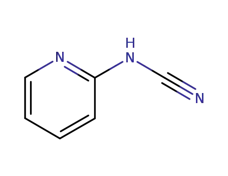 Molecular Structure of 21418-21-3 (2-(Cyanoamino)pyridine)