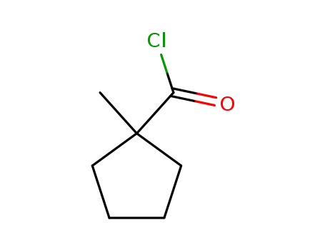 Molecular Structure of 20023-50-1 (Cyclopentanecarbonyl chloride, 1-methyl- (8CI,9CI))