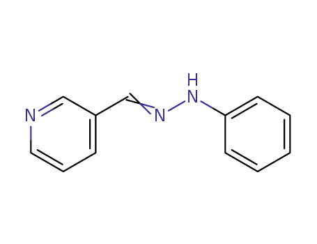 Molecular Structure of 57023-37-7 (3-[(2-phenylhydrazinylidene)methyl]pyridine)