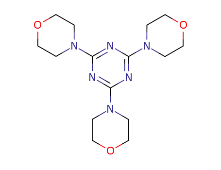 Molecular Structure of 16303-23-4 (2,4,6-tris(morpholino)-1,3,5-triazine)