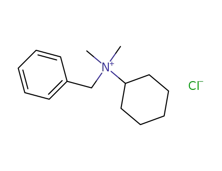 Molecular Structure of 23145-46-2 (benzyl(cyclohexyl)dimethylammonium chloride)