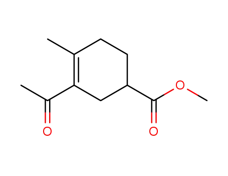 3-Acetyl-4-methyl-cyclohex-3-enecarboxylic acid methyl ester