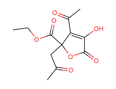 3-アセチル-2,5-ジヒドロ-4-ヒドロキシ-5-オキソ-2-(2-オキソプロピル)-2-フランカルボン酸エチル
