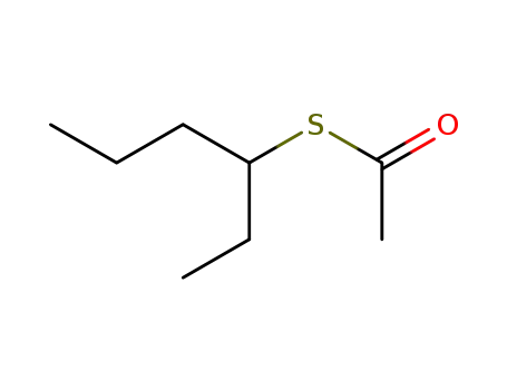Molecular Structure of 55590-84-6 (Thioacetic acid S-(1-ethylbutyl) ester)