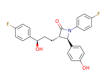 (3S,4R)-1-(4-fluorophenyl)-3-((R)-3-(4-fluorophenyl)-3-hydroxypropyl)-4-(4-hydroxyphenyl)azetidin-2-one
