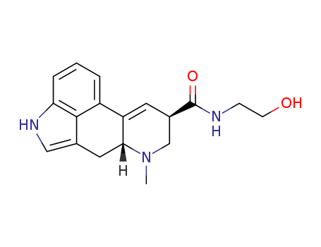 Ergoline-8-carboxamide,9,10-didehydro-N-(2-hydroxyethyl)-6-methyl-, (8b)- (9CI)