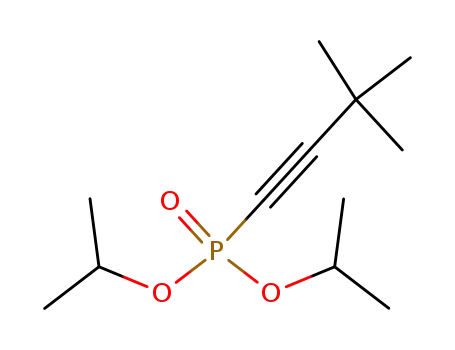 Molecular Structure of 125172-82-9 (Diisopropyl (tert-butylethynyl)phosphonate)