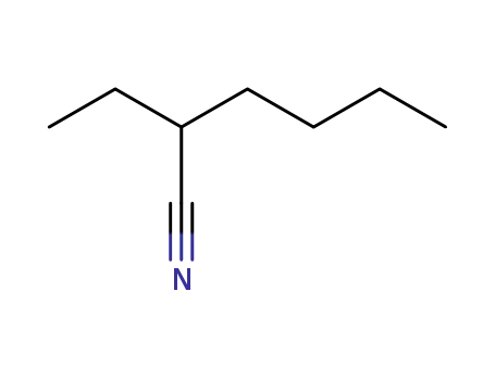 Molecular Structure of 4528-39-6 (2-ETHYL CAPRONITRILE)