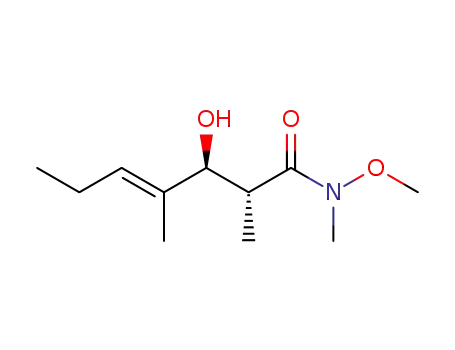 (E)-(2R,3S)-3-Hydroxy-2,4-dimethyl-hept-4-enoic acid methoxy-methyl-amide