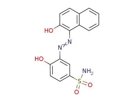 Molecular Structure of 16432-45-4 (4-hydroxy-3-[(2-hydroxy-1-naphthyl)azo]benzenesulphonamide)