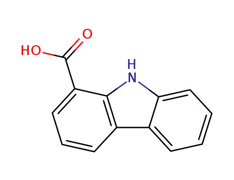 Molecular Structure of 6311-19-9 (9H-carbazole-1-carboxylic acid)
