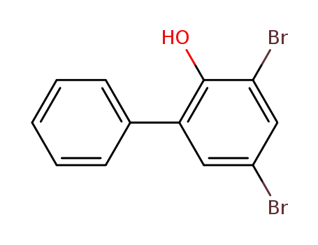 Molecular Structure of 55815-20-8 (2,4-DIBROMO-6-PHENYLPHENOL)