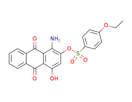 4-エトキシベンゼンスルホン酸(1-アミノ-9,10-ジヒドロ-4-ヒドロキシ-9,10-ジオキソアントラセン)-2-イル