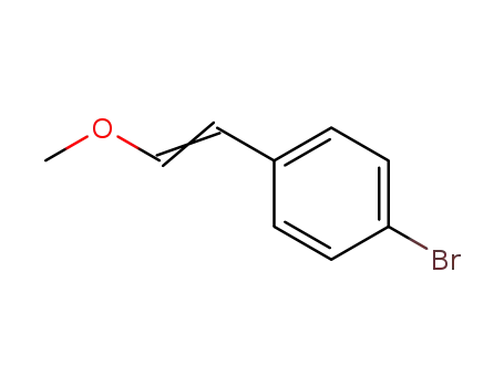 Molecular Structure of 59436-09-8 (1-BROMO-4-(2-METHOXY-VINYL)-BENZENE)