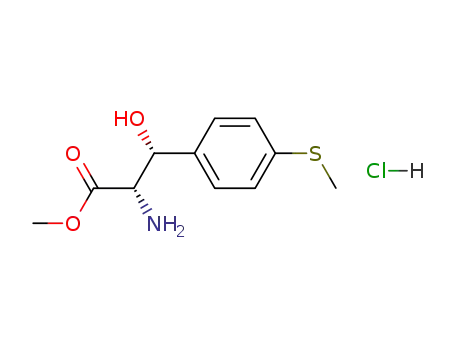 methyl D-threo-3-(4-methylthiophenyl)serinate hydrochloride