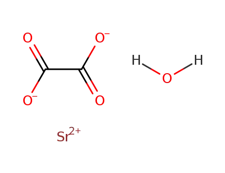 Molecular Structure of 6160-36-7 (STRONTIUM OXALATE MONOHYDRATE)