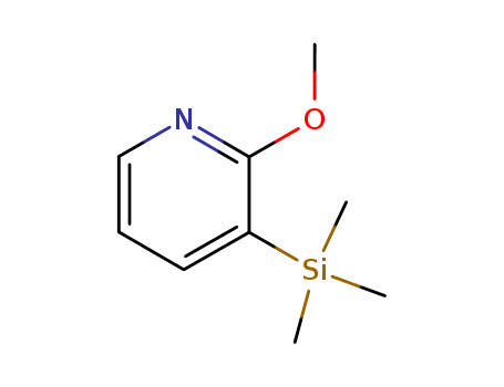 Molecular Structure of 112197-01-0 (Pyridine, 2-methoxy-3-(trimethylsilyl)-)
