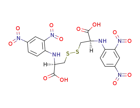 Molecular Structure of 23067-16-5 (N,N'-bis(2,4-dinitrophenyl)-L-cysteine)