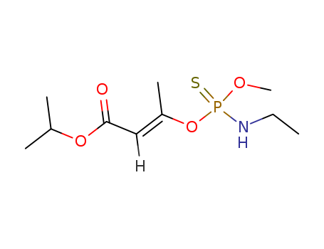 2-Butenoic acid,3-[[(ethylamino)methoxyphosphinothioyl]oxy]-, 1-methylethyl ester, (2E)-                                                                                                                