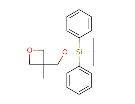 Molecular Structure of 1620017-21-1 (tert-butyl[(3-methyloxetan-3-yl)methoxy]diphenylsilane)