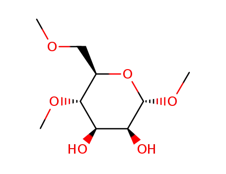 Molecular Structure of 13000-41-4 (Methyl 4-O,6-O-dimethyl-α-D-mannopyranoside)