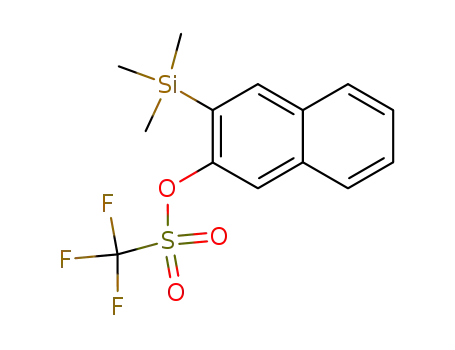Molecular Structure of 780820-43-1 (3-(TRIMETHYLSILYL)-2-NAPHTHYL TRIFLUOROMETHANESULFONATE)