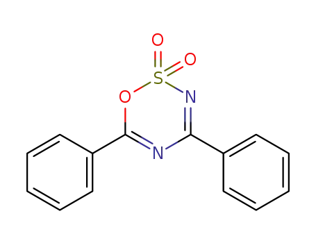 Molecular Structure of 15295-13-3 (4,6-Diphenyl-1,2,3,5-oxathiadiazine 2,2-dioxide)