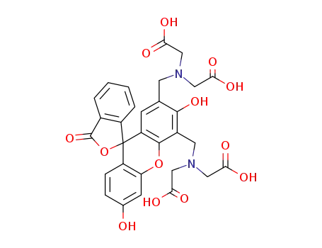 N,N′-[[3′,6′-ジヒドロキシ-3-オキソスピロ[イソベンゾフラン-1(3H),9′-[9H]キサンテン]-2′,4′-ジイル]ビス(メチレン)]ビス[N-(カルボキシメチル)グリシン]