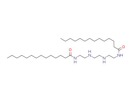 Tetradecanamide,N,N'-[1,2-ethanediylbis(imino-2,1-ethanediyl)]bis- (9CI)