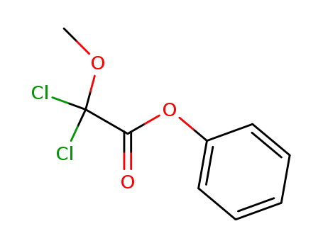 Molecular Structure of 90348-67-7 (Dichlor-methoxy-essigsaeure-phenylester)