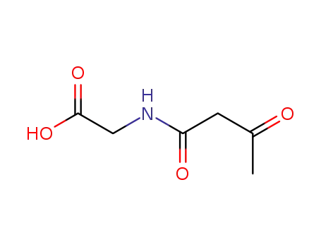 Molecular Structure of 3103-38-6 (N-(ACETOACETYL)GLYCINE,)