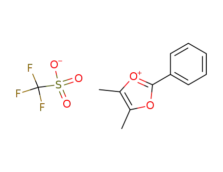4,5-dimethyl-2-phenyl-1,3-dioxolium trifluoromethanesulfonate