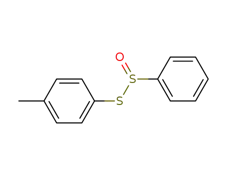 Molecular Structure of 26974-27-6 (Benzenesulfinothioic acid, S-(4-methylphenyl) ester)