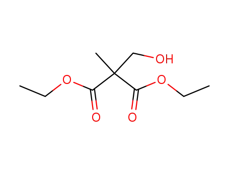 Molecular Structure of 72999-08-7 (2-(hydroxymethyl)-2-methylpropanedioic acid diethyl ester)