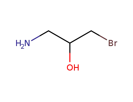 Molecular Structure of 40152-79-2 (1-amino-3-bromopropan-2-ol)