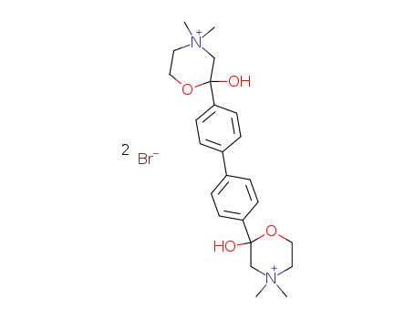 Morpholinium,2,2'-[1,1'-biphenyl]-4,4'-diylbis[2-hydroxy-4,4-dimethyl-, bromide (1:2) cas  312-45-8