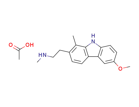 6-Methoxy-N,1-dimethyl-9H-carbazole-2-ethylamine monoacetate