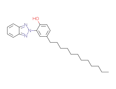 Molecular Structure of 3142-42-5 (2-(2H-benzotriazol-2-yl)-4-dodecylphenol)