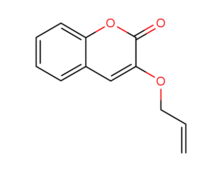 Molecular Structure of 23891-02-3 (2H-1-Benzopyran-2-one, 3-(2-propenyloxy)-)